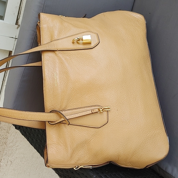 henri bendel Handbags - Henri Bendel Pebble leather Large Lock tote bag